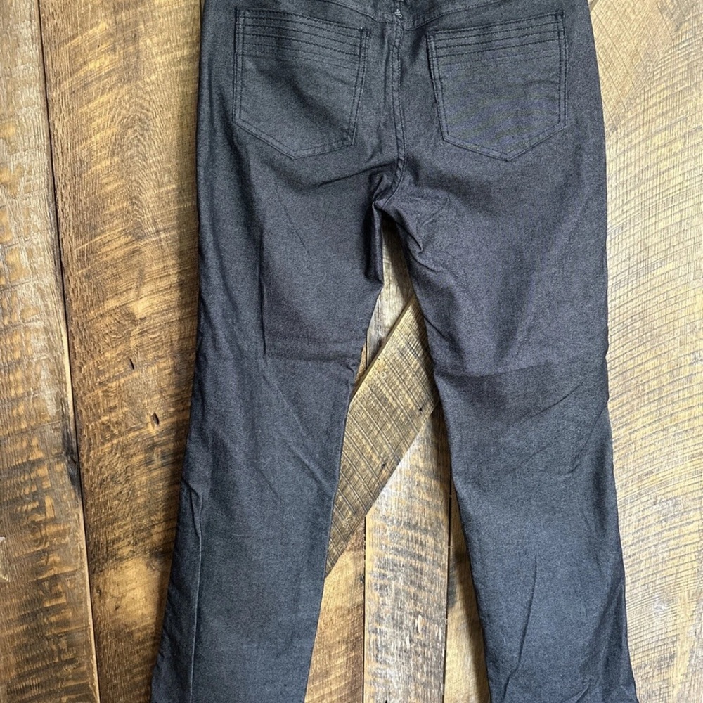 Prana Jeans Womens 8/29 Pant Gray Black Ombre Organic Cotton Regular - Picture 6 of 6